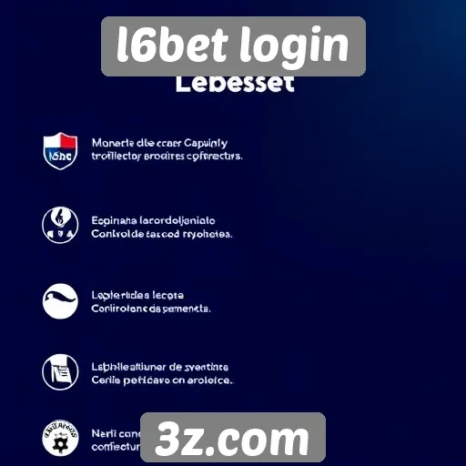 Características do sistema de login do l6bet